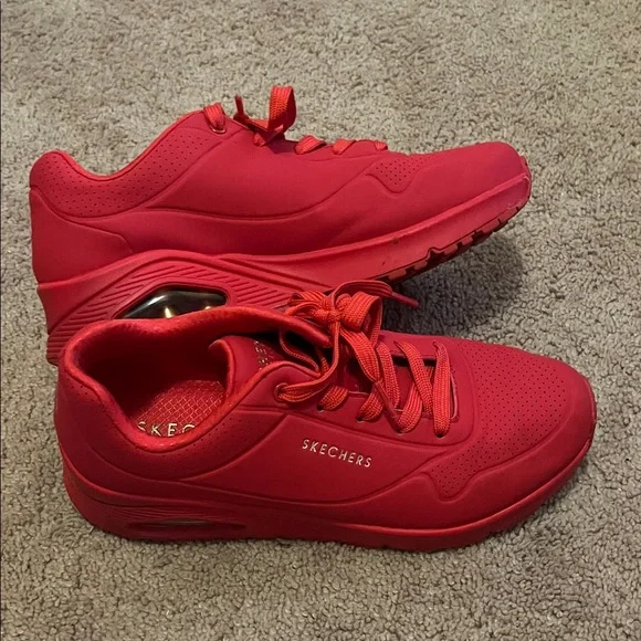 Skechers Bold Red Sneakers - Picture 2 of 4